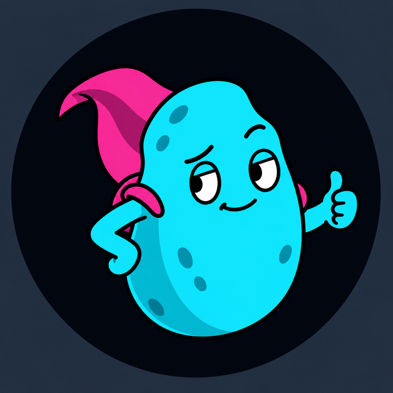 Able Potato giving a thumbs-up
